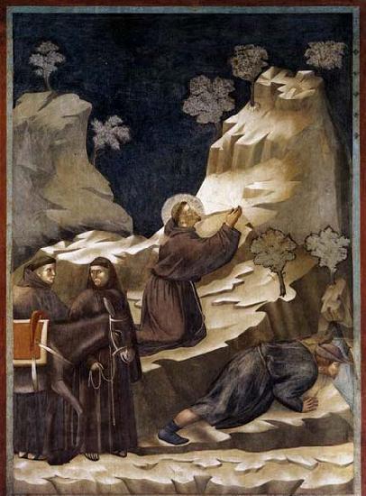 GIOTTO di Bondone Miracle of the Spring